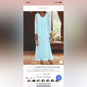 Dresses perfect for a special occasion, Mother of the Bride or Grandmother.